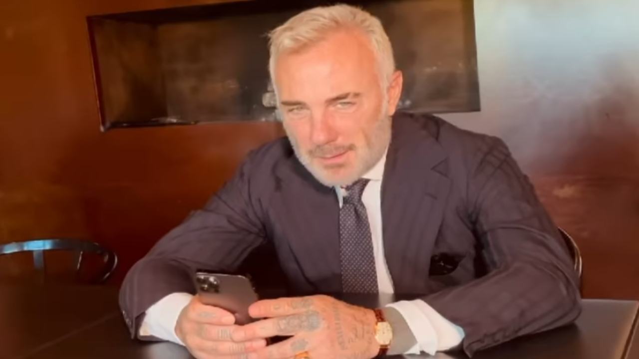 Gianluca Vacchi e la moglie con Keb