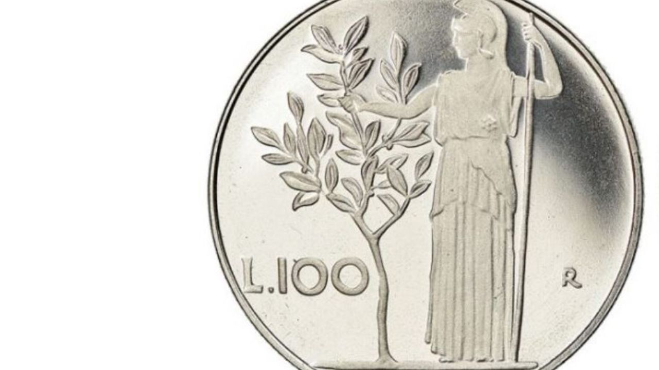 100 lire Minerva