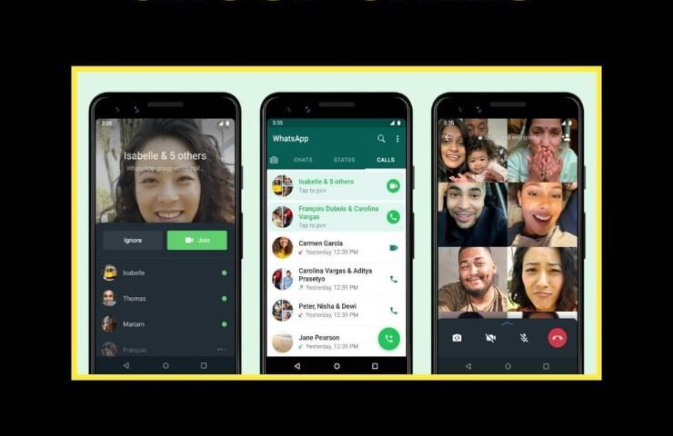 Chiamate di gruppu su Whatsapp 