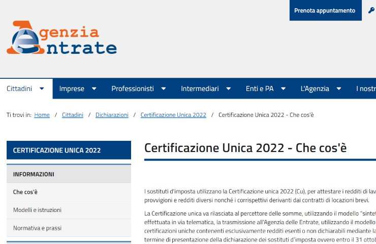 Limiti e sanzioni Certificazione Unica