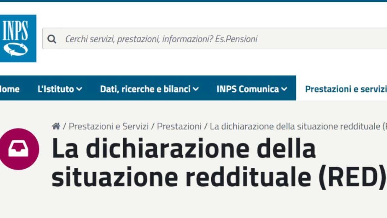 Pensioni Modello RED