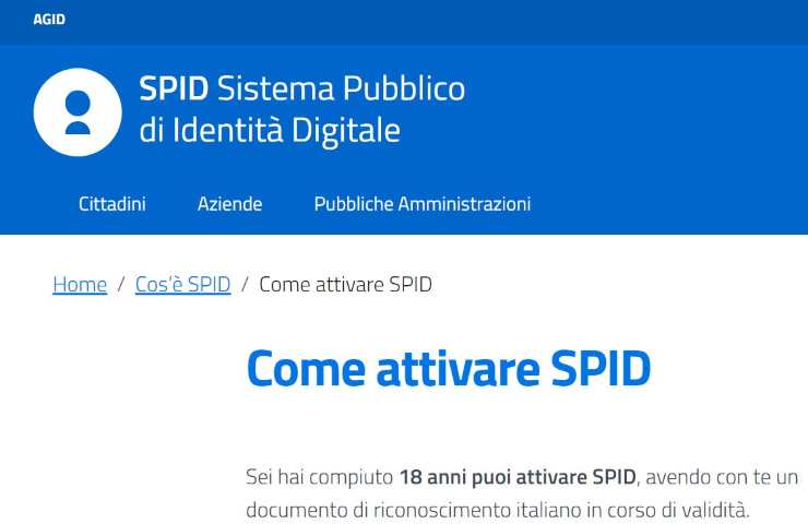 Spid minorenni