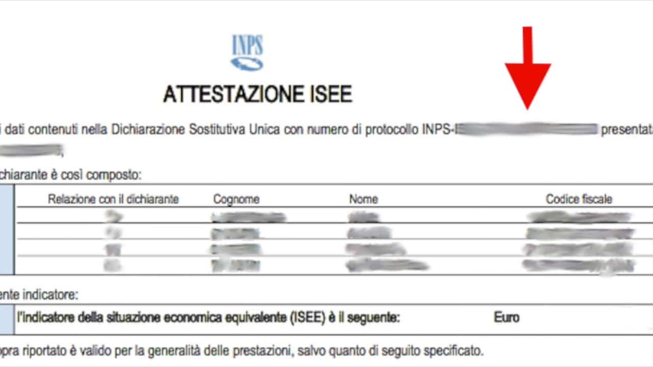 attestazione isee