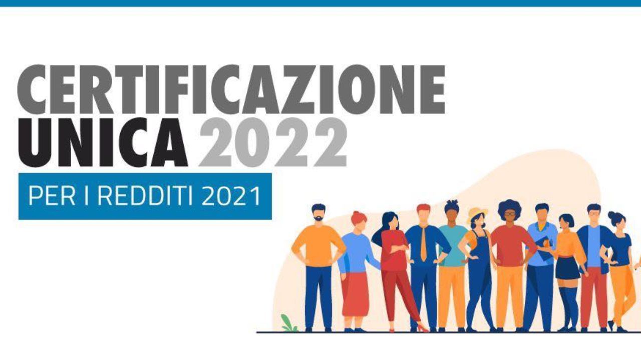 certificazione unica 2022