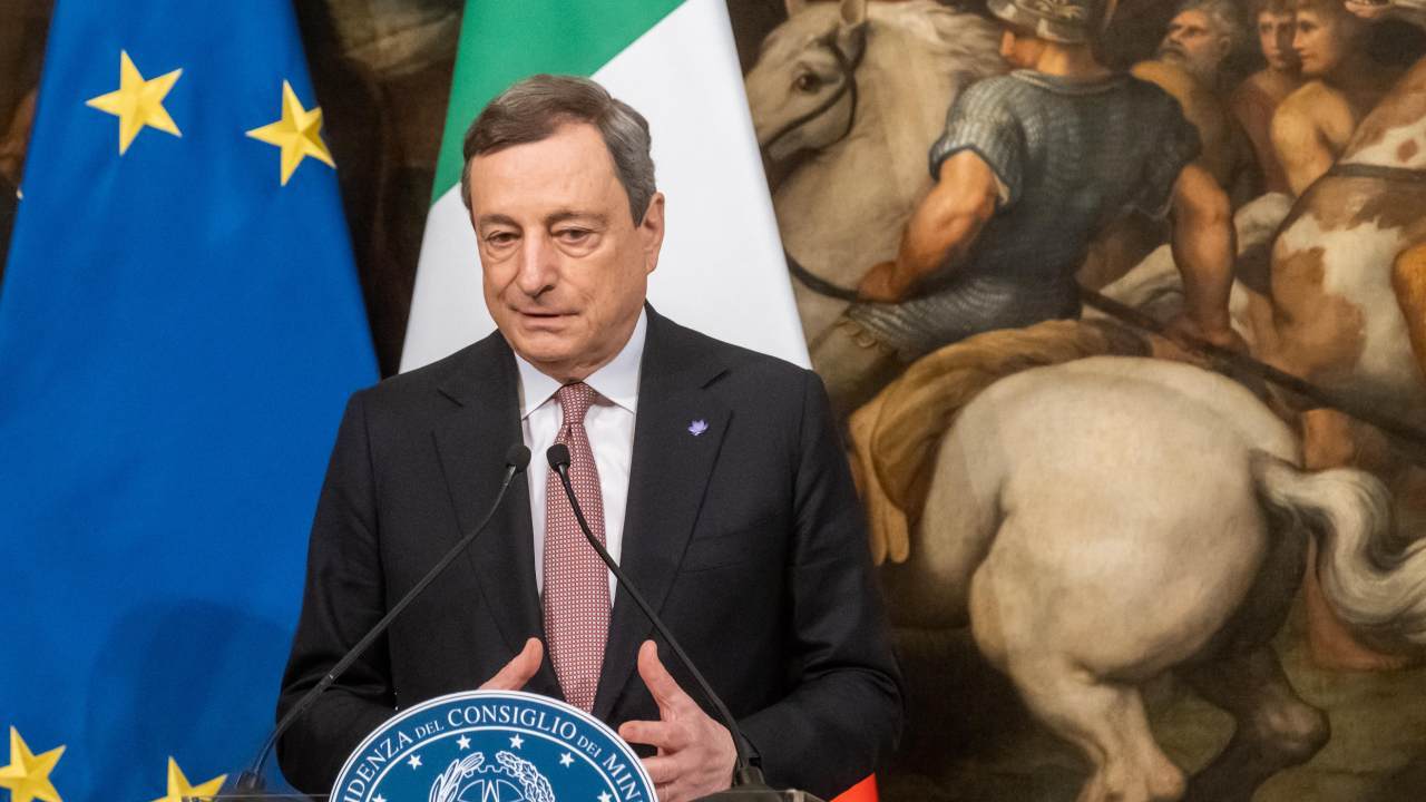 Guerra condizionatori pace Draghi