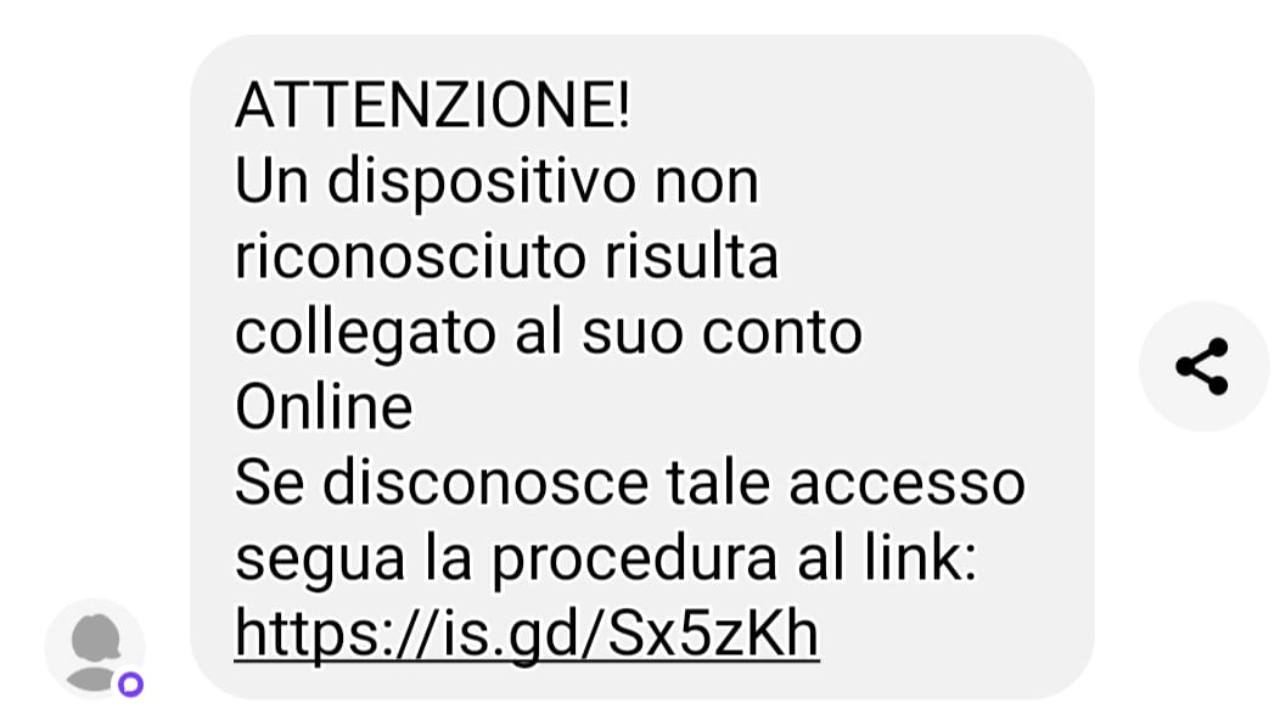 Dispositivo sconosciuto collegato al tuo conto