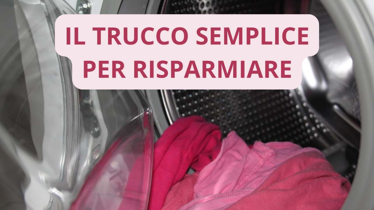 lavatrice trucco risparmiare